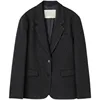 B-TOTO Women's Wool Suit Fall And Winter Daily Simple Versatile Two-button Temperament Suit Jacket 2023 New 6