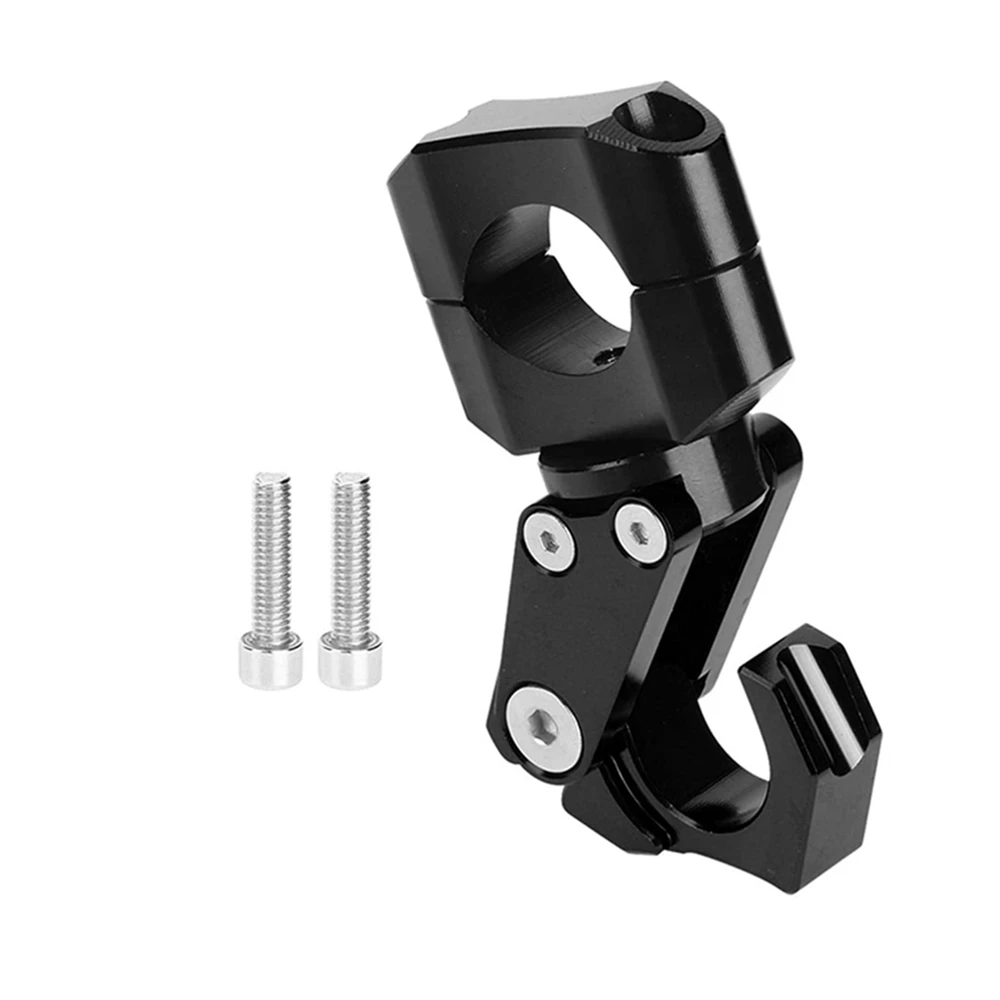 Motorcycle Hook Helmet Holder Luggage Bag Bottle Hook Hanger Carry Holder Storage CNC Aluminum Accessories Bike Bicycle Black