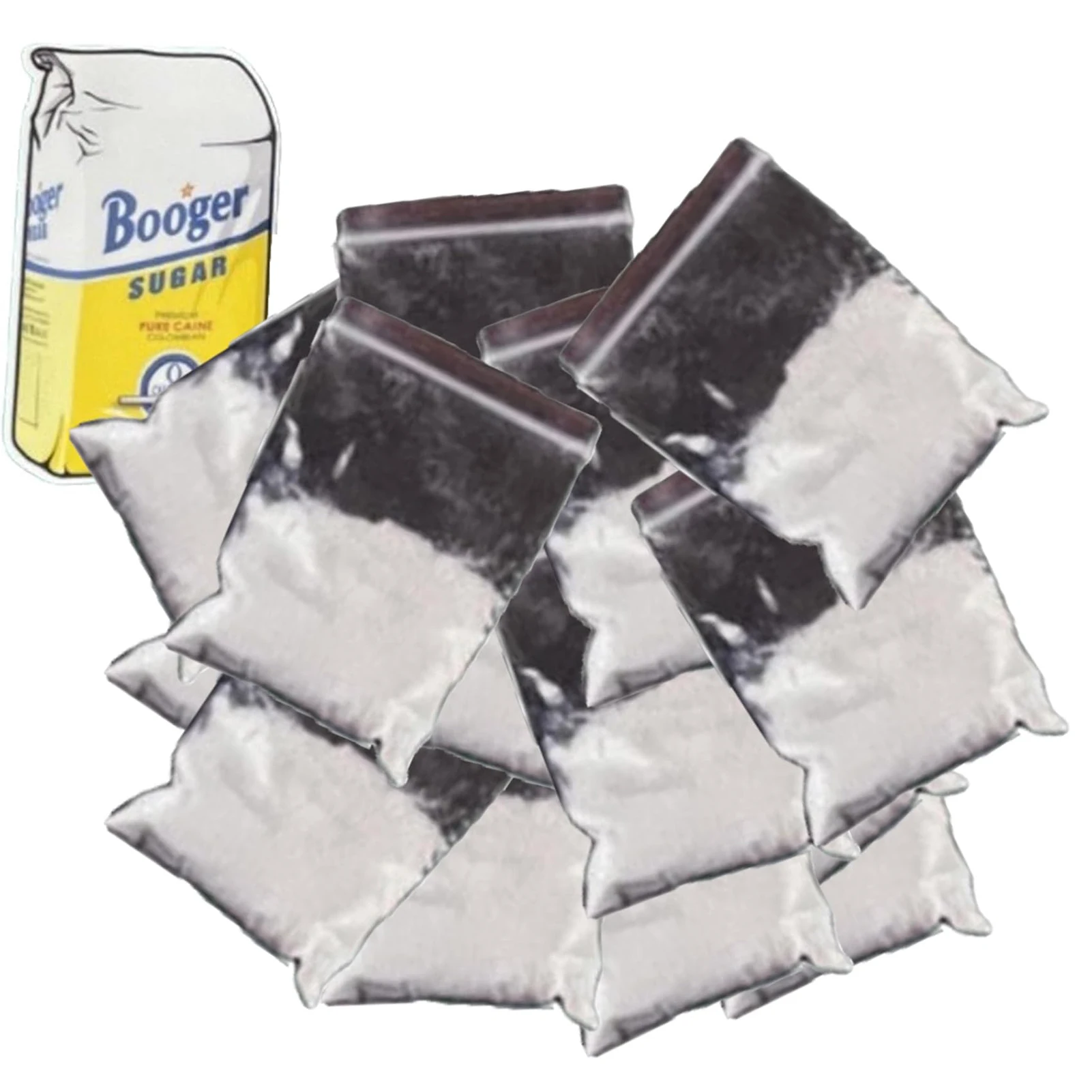 Label Stickers Scrapbook Stickers Coke Baggie Joke Sticker Funny Booger Sugar Sticker Little Blow Baggies Prank Stickers For Home Party Decor 10/20/30/50pcs