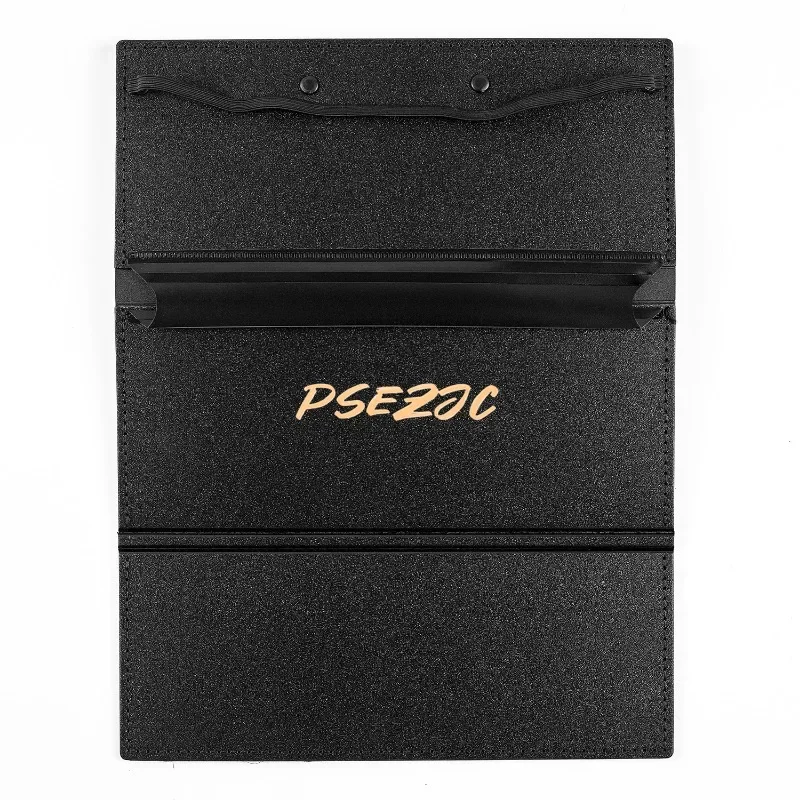 6 Pcs Clipboard With Storage Bulks, 9.5 X 13.5 Heavy Duty Plastic Storage Clipboard, Nursing Foldable Clip Board With Compartment And Metal Clip For