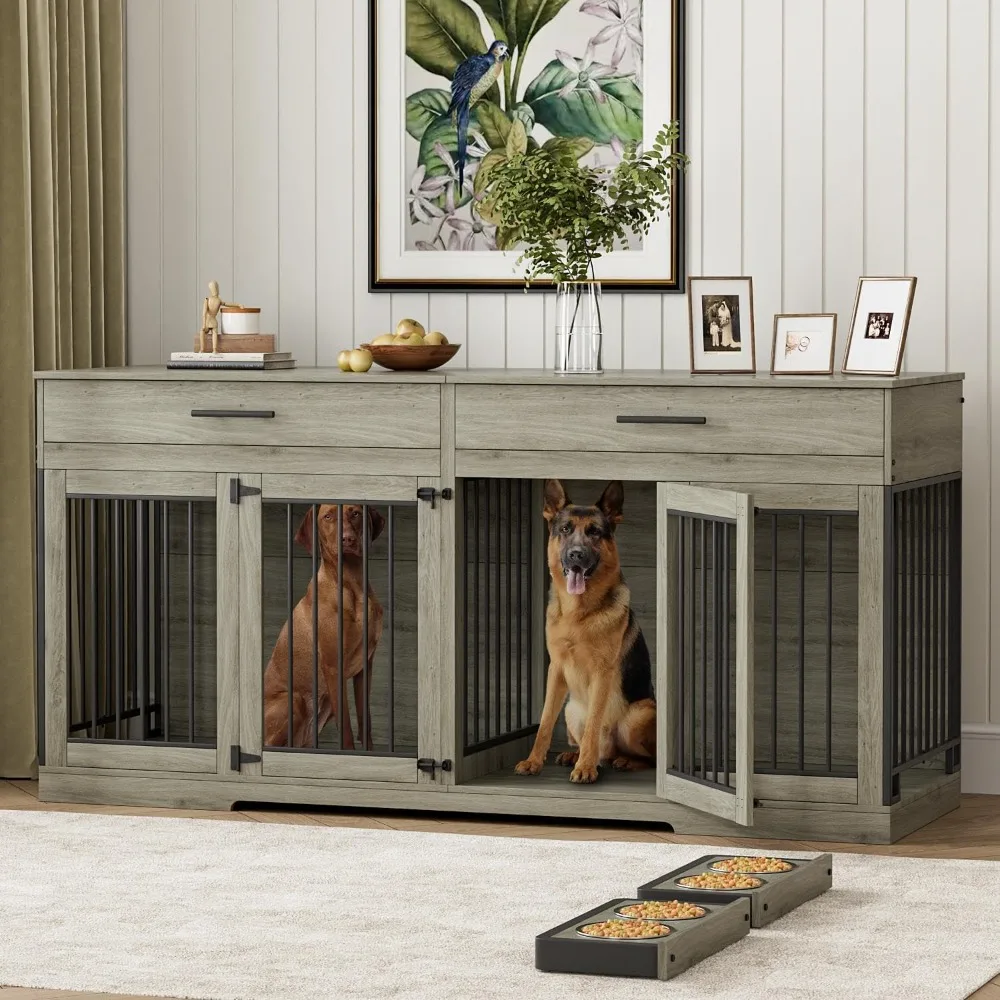 Large Wooden Dog Kennel 2