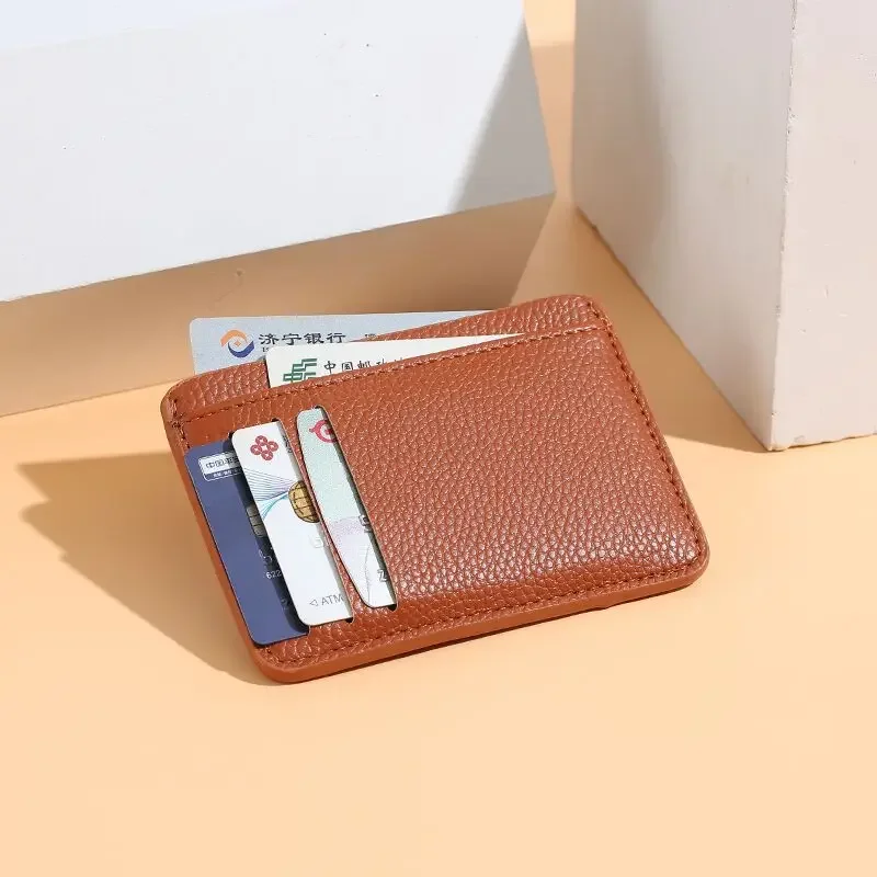 

Модная новинка Корейский мужской кошелек с зажимом для карт женская сумка для карт маленькая Портативная сумка для карт для подарочной компании