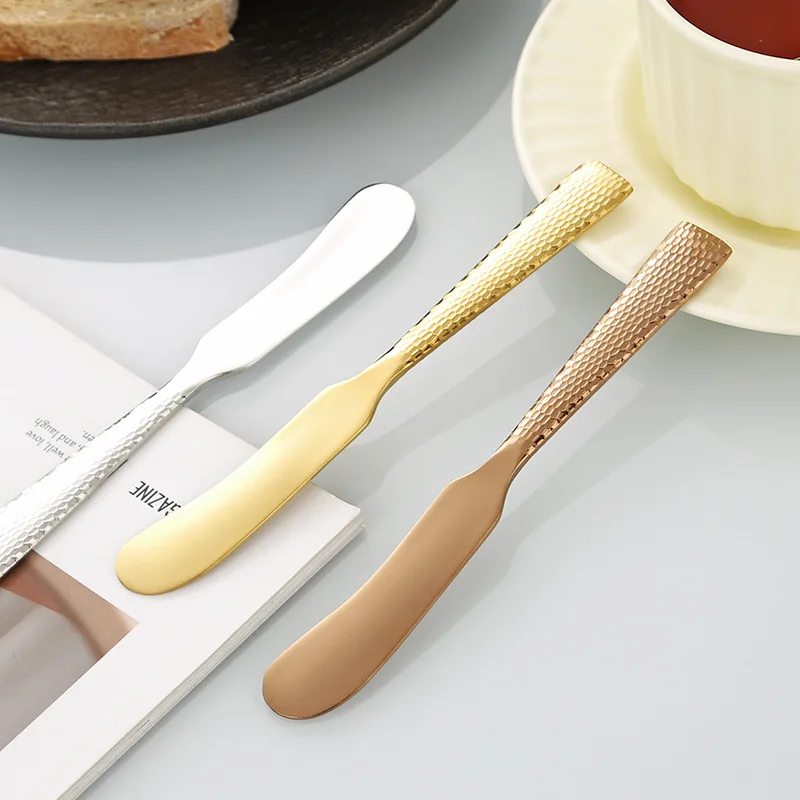Butter Knife 1PCS 304 stainless steel butter knife, butter spatula, breakfast sauce, cheese, and seasonings