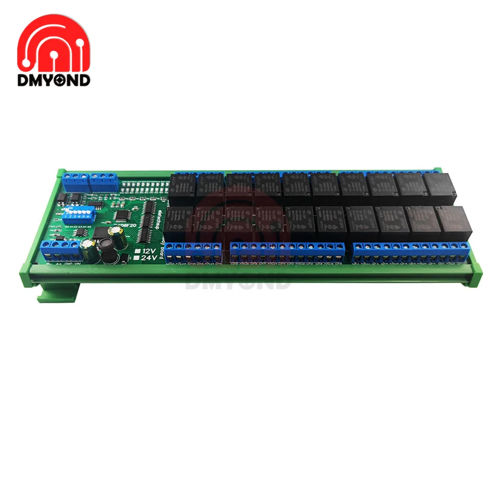 Modbus RTU, PLC UART Placa de Expansão,