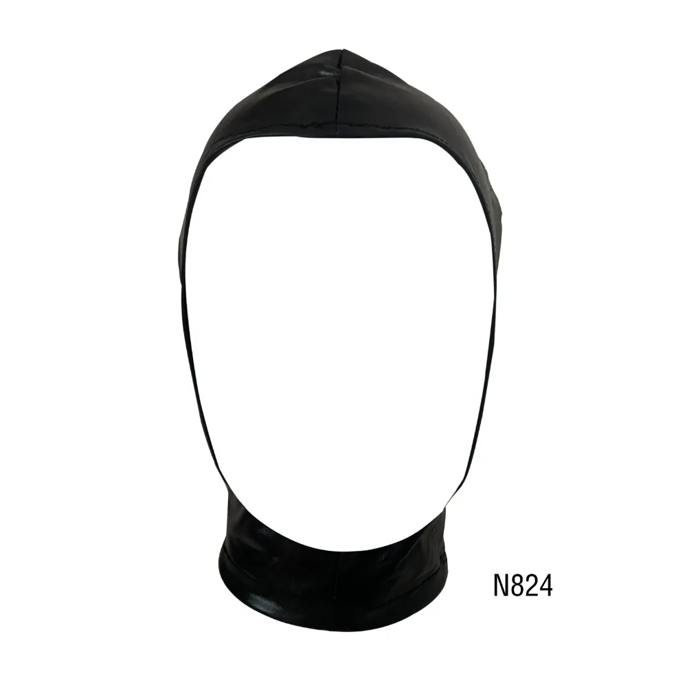 Adult Face Mask Hood for Role Play Women Mens Face Mask Sexy Accessories Open Mouth and Eye Head Cover Couples Costume Sex Shop