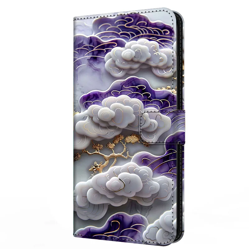 Magnetic Pink Leather Wallet Case - Book Style Flip Cover