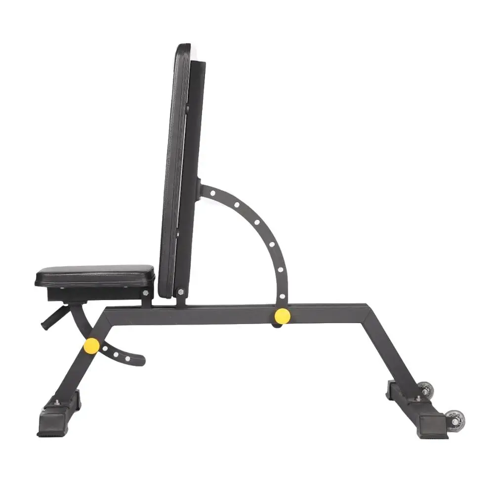 Abdominal training flat bench gym bench press sit up Fitness