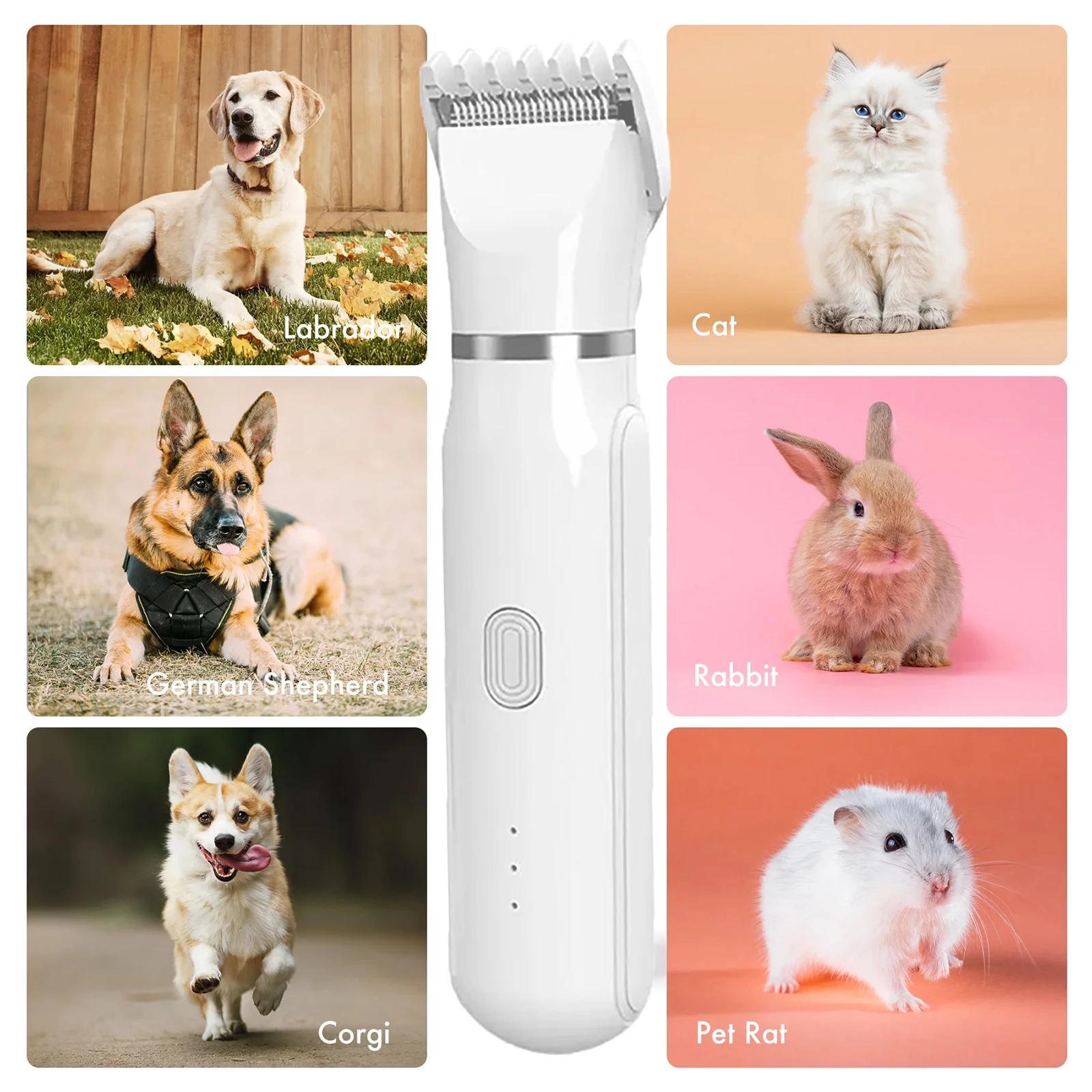 4-In-1 Pet Grooming And Care Set 4Different Blades Dog and Cat Hair Shaver Low Noise Pets Clippers Rechargeable Cordless Trimmer hair trimmer pet clipper dog hair trimmer pet hair trimmer dog clipper