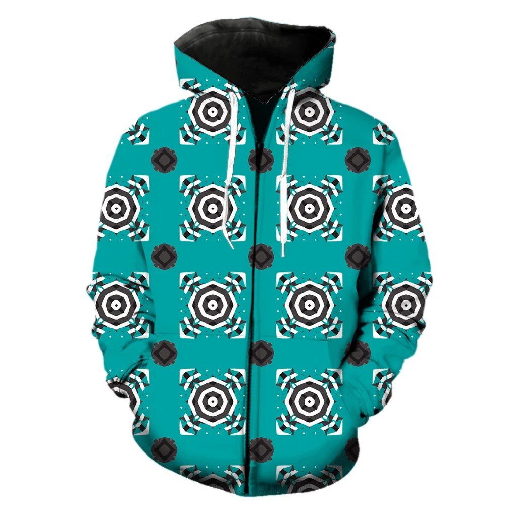 

Retro Ethnic Exotic Style Men's Zipper Hoodies Funny 3D Printed Streetwear Long Sleeve Casual 2022 Hot Sale Harajuku Cool Teens