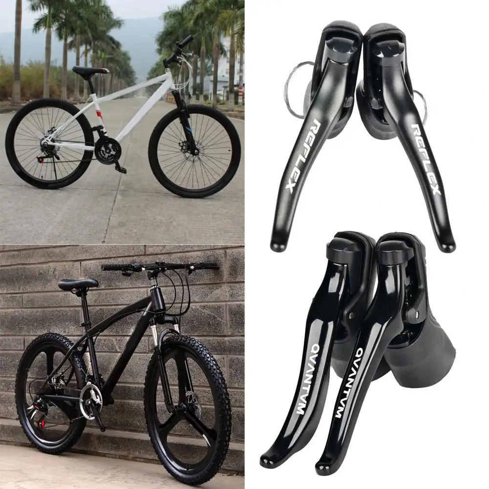 1 Pair Road Bike Shifters Antioxidation Antirust Install Easily Bike