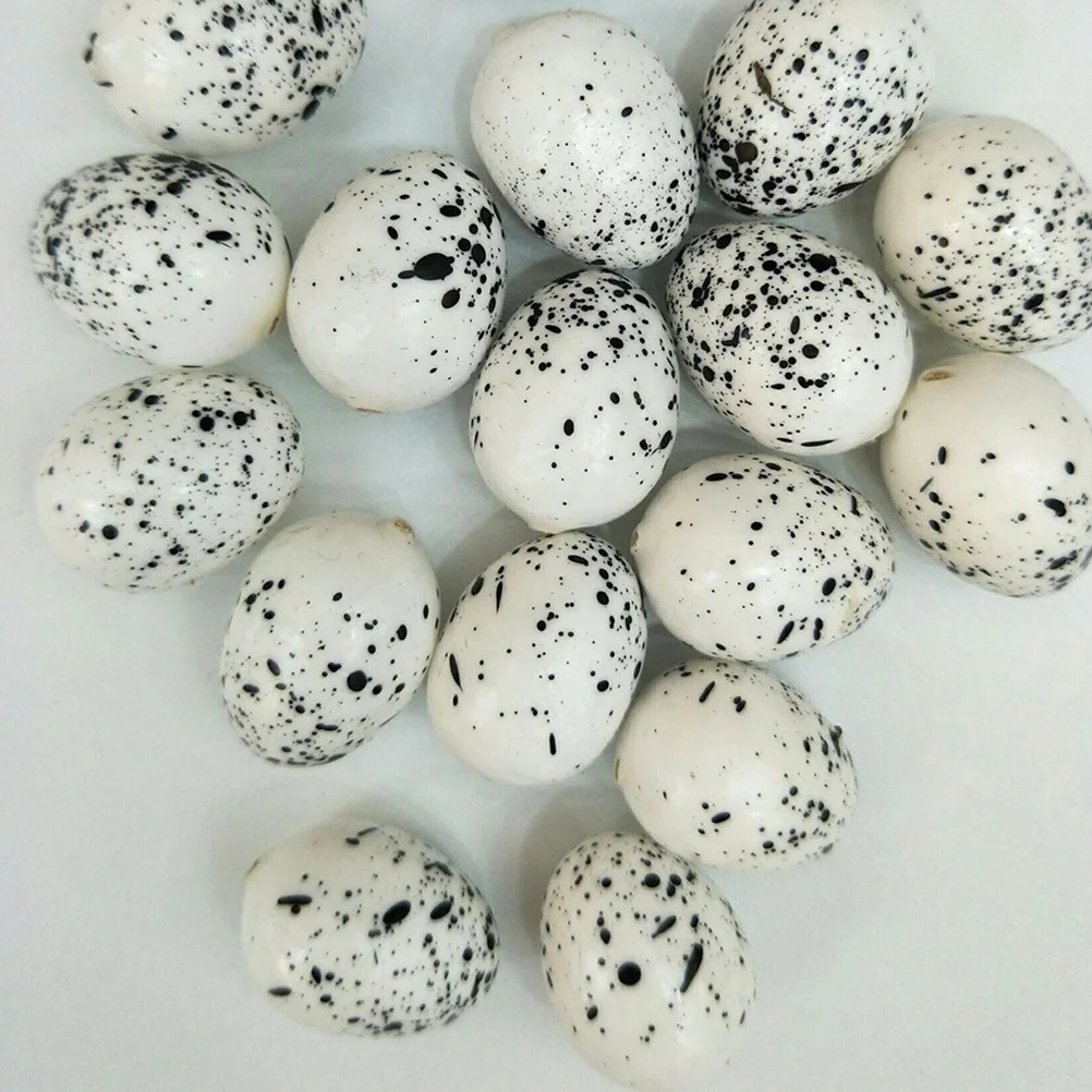 

Creative Interesting Eggs Decor Bird Eggs Artificial Quail Egg Model for Kids- 30