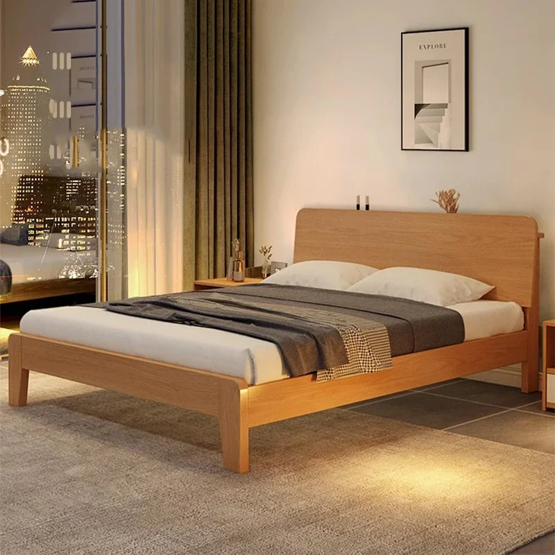 Letto Intero In Legno King Size Struttura A Pavimento Matrimoniale Moderna Piattaforma Letto Giapponese Principessa Letto Letto Matrimoniale Mobili Pe