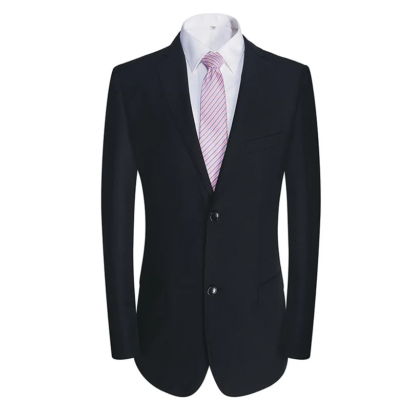 

2393-R-New Spring Suit Business Men's Suit Set Slim Fit Professional Suit Customized Suit