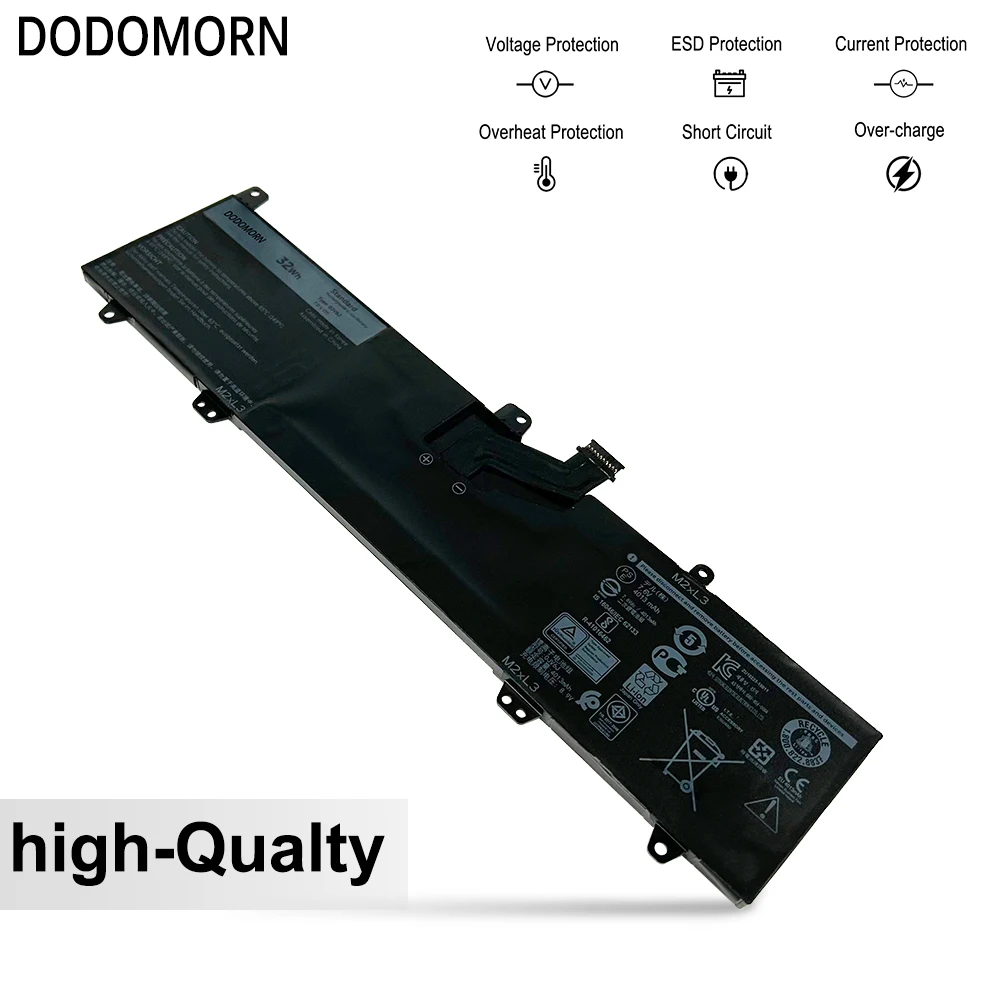 Dodomorn 0jv6j Bateria para Dell Inspiron 11 3000 3162 3164 3168 P24t001 P25t001 Série Baterias para Laptop Ojv6j 0hh6k9 8nwf3 32wh - Imagem 2