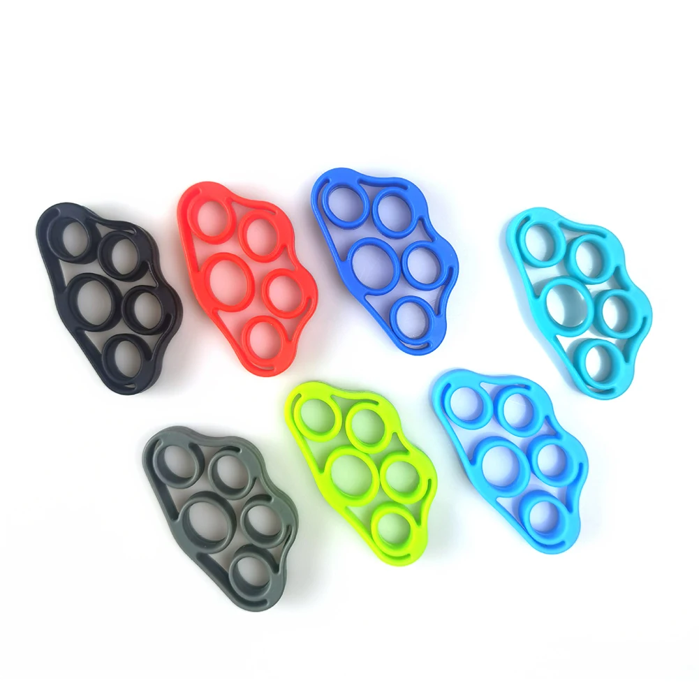 3KG-5KG Finger Hand Grip Silicone Strength Trainer Ring Gripper Expander Finger Workout Fitness Training Power Hand Grips