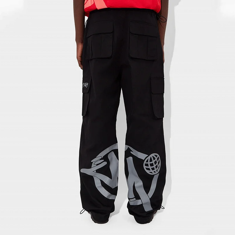 Minus Two High Street Fashion Cargo Long Pants Black -grey Minustwo Logo Print Trousers Hip Hop Men Women Streetwear Clothes 4