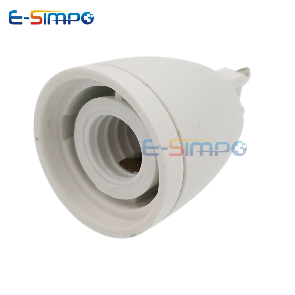 G9 to E14 E12 CFL LED Halogen 2Pin Base to EU US Standard Candelabra Chandelier Light Holder Socket Converter Adapter 2pcs