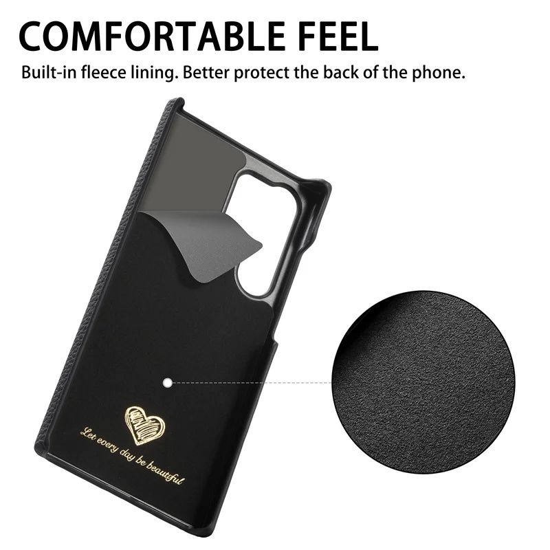 Luxury Soft Lychee Pattern Leather Shockproof Bumper Case