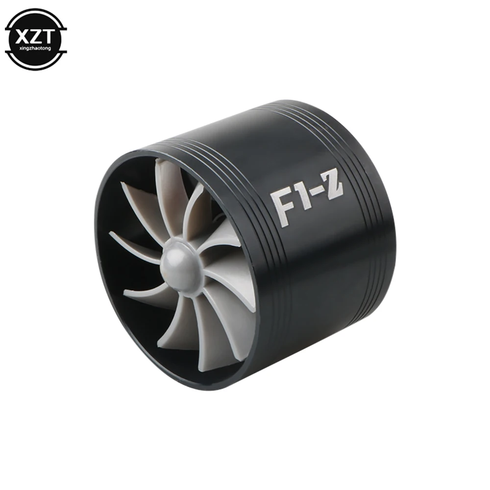 Auto Car Air Intake Turbine Refit Turbo Gas Fuel Oil Saver Fan Turbo  Supercharger Turbine Fit for Air Intake Hose Dia 64mm