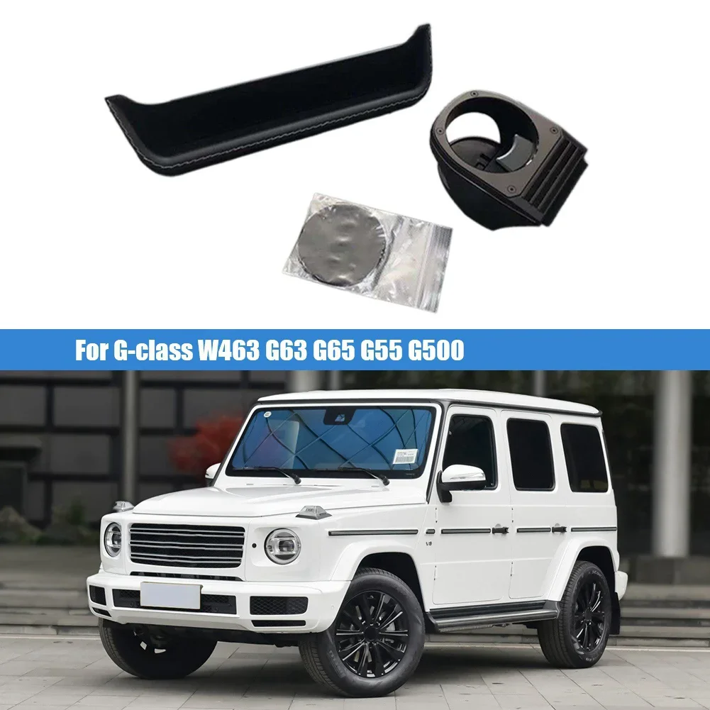 메르세데스 벤츠 G 클래스 W463 G500 G55 G350 G63 G65Gap 잡화 주최자 용 자동차 공기 배출구 워터 컵 홀더 보관함 키트