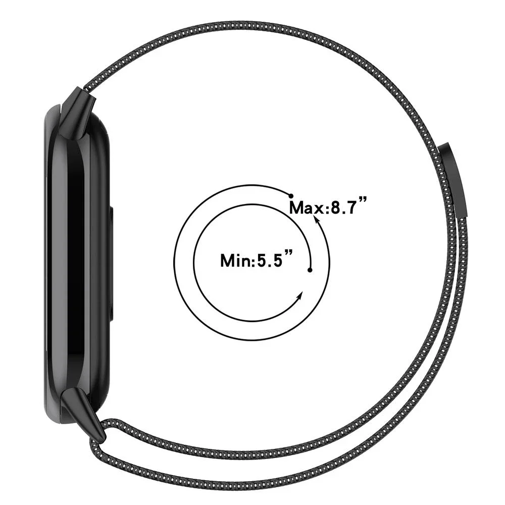 Milanese Loop Magnetic Metal Strap for Smart Bands - Elegant Bracelet Wristband Accessories