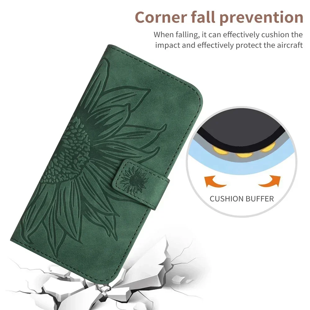Luxury Leather Wallet Phone Flip Cover with Enhanced Protection and Sophisticated Design