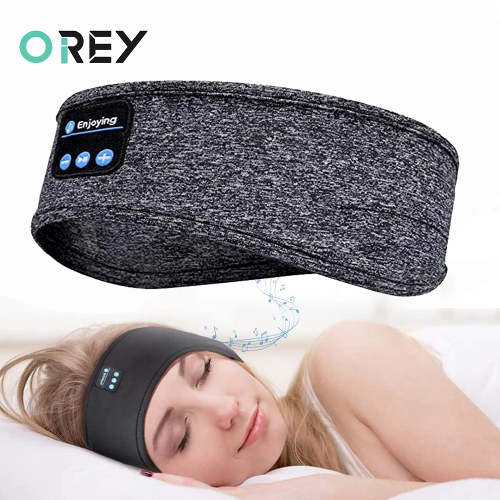 Bluetooth Sleeping Headphones Sports Headband Thin Soft Elastic
