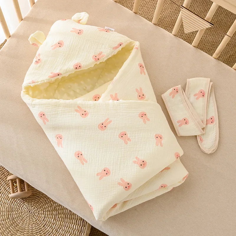 Baby Bag in The Delivery Room for Newborn Baby Bean Fleece Blanket with Supplies Floral Blanket Spring and Autumn Thin