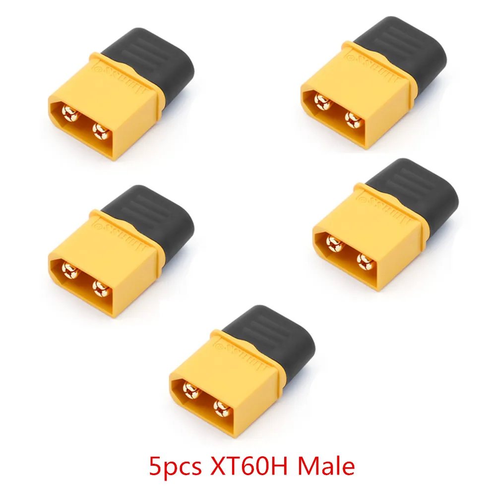 XT60H Connector Plugs with Sheath Housing (10 Pairs)