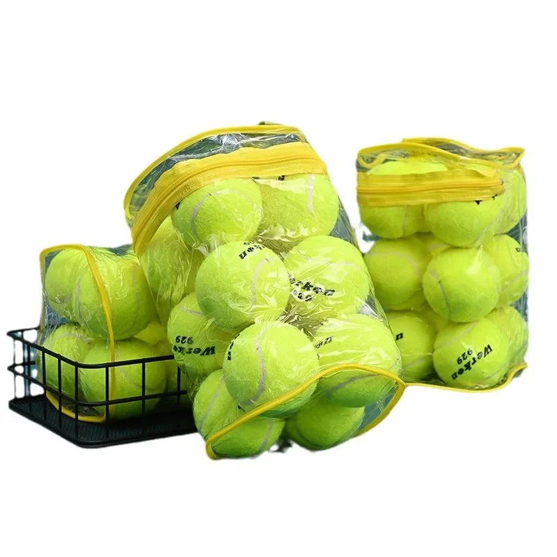 Tennis Balls Racquet Sports Fitness Training with Tennis Bag Style Toughness Foot High Elasticity High-Quality Ball