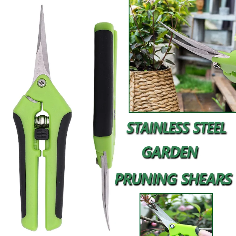 Stainless Steel Pruning Shears for Garden and Flowers