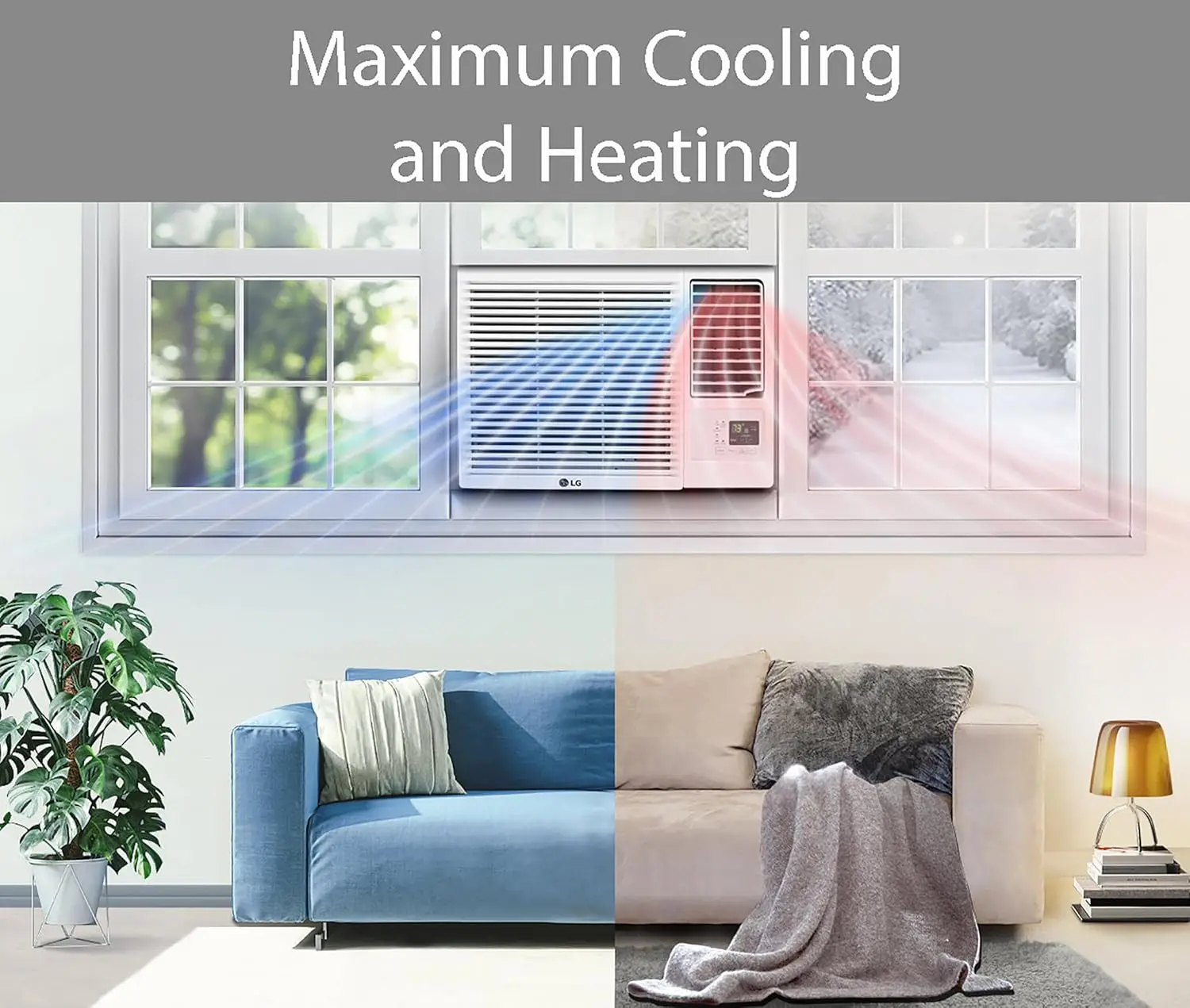 18,000 BTU Wi-Fi Window Air Conditioner w/Heat 4