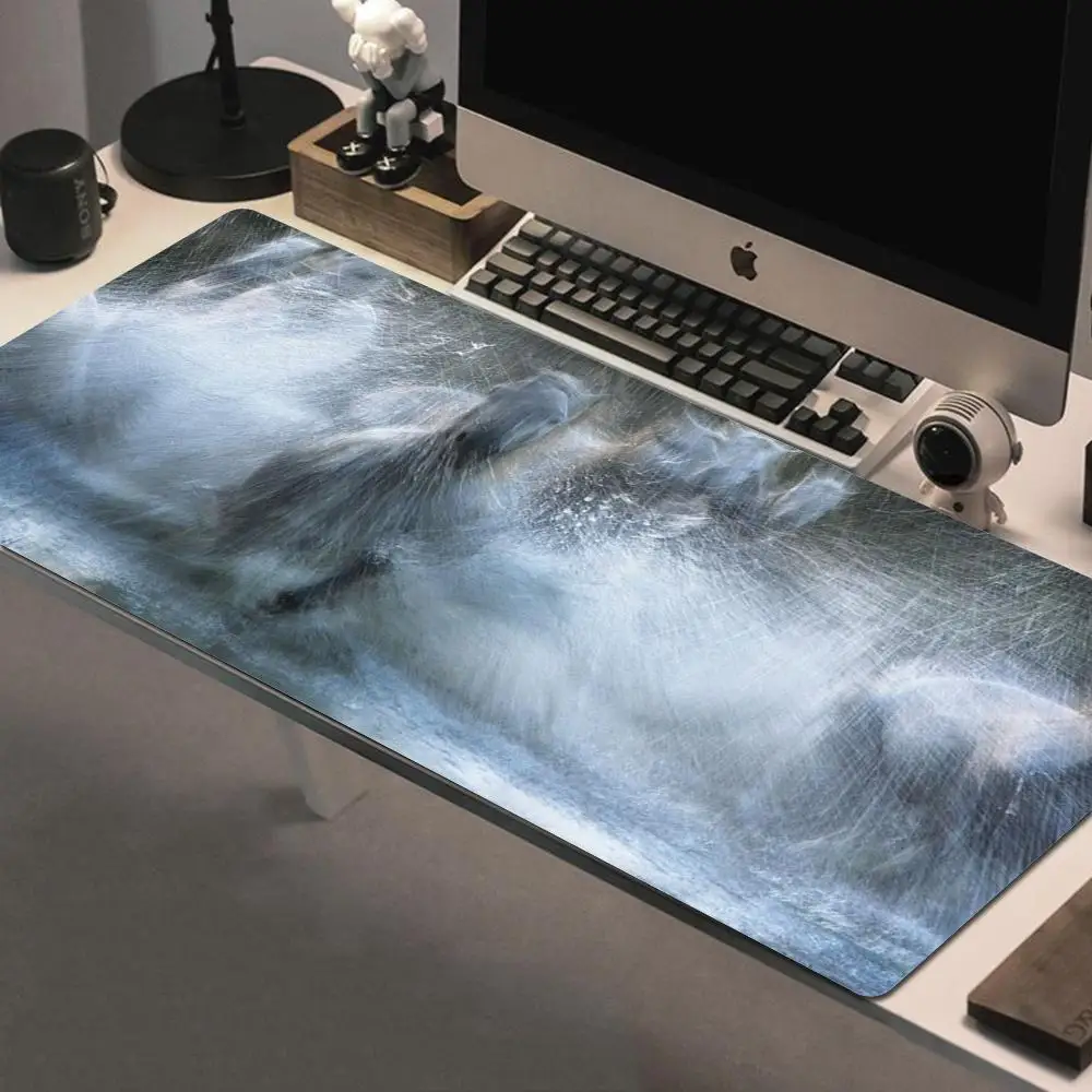 Mouse Pad Viaggio Portatile Tappetino Per Mouse Kawaii Gatto Nero - Superficie Liscia, Base Antiscivolo, 25.4x20.3 Cm, Design Carino Per Scrivania Accessori Scrivania Gatto - Foto 3