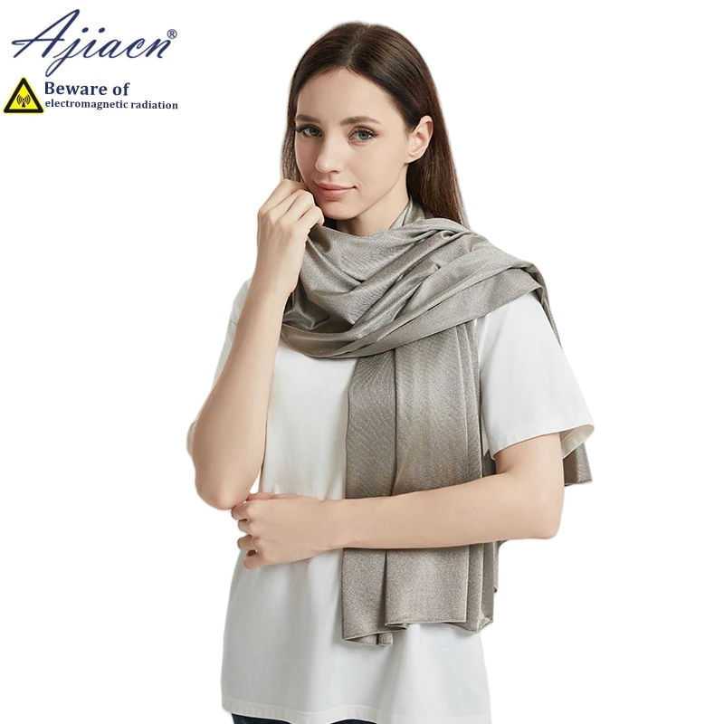 Silver Fiber Anti Radiation Scarf for Electromagnetic Protection