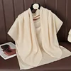 106802-5398f1.jpg Foulard carré fin et doux pour femmes, 90x90cm, simplicité, couleur unie, foulard en coton et lin, Hijabs musulmans, accessoires de sac