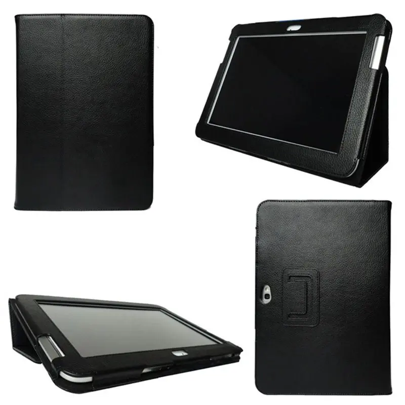 Custodia Pieghevole Magnetica Per Samsung Galaxy Note 10.1 2012 Folio Pu Cover In Pelle N8000 N8010 N8020 Gt-N8000 Gt-N8010 10 Funda Capa