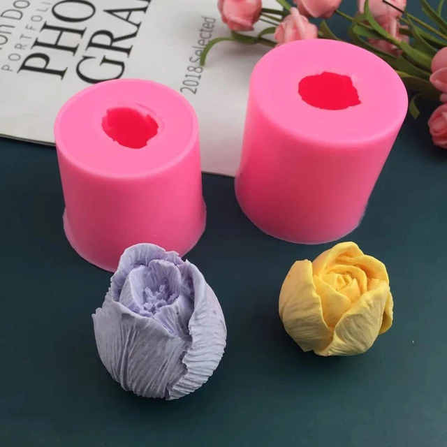 Przy New Silicone Flower Mold Bouquet Of Tulips Flowers Handmade Diy Mold  For Soap Making Silicone Resin Clay Moulds - Cake Tools - AliExpress