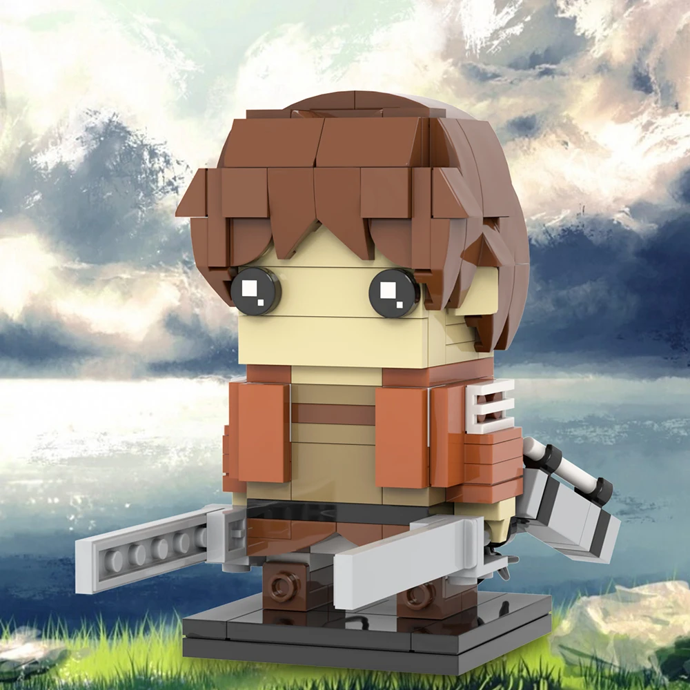 MOC Attack On Titan Giant Brick Anime Action Figure Rumbling Cannon Weapon Building Blocks Toys For Children Creative Birthday Gift