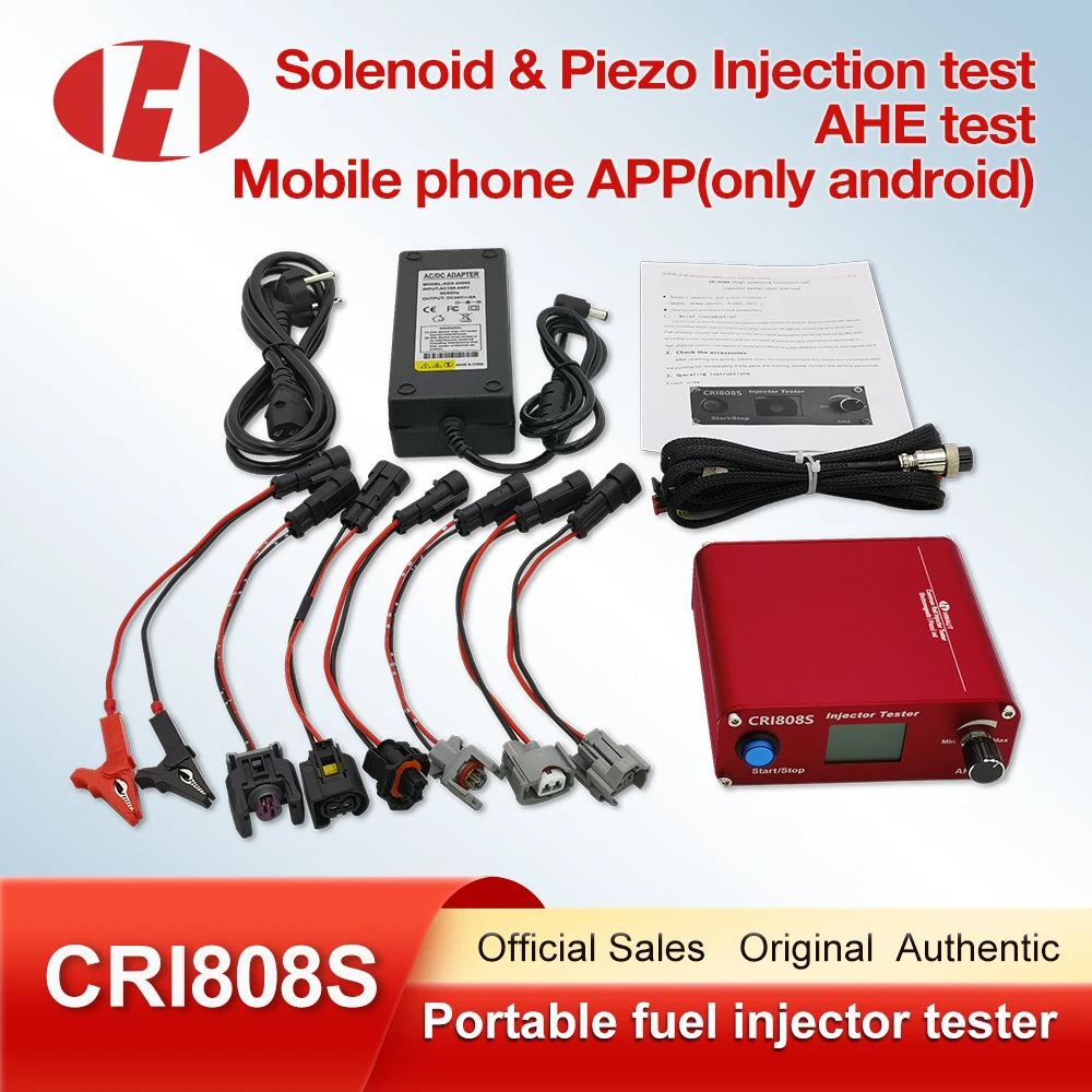 Update Kw608 AHE Multifunction Fuel Diesel Gas CRI808S Electromagnetic Piezoelectric Common Rail Injection Tester For Siemens