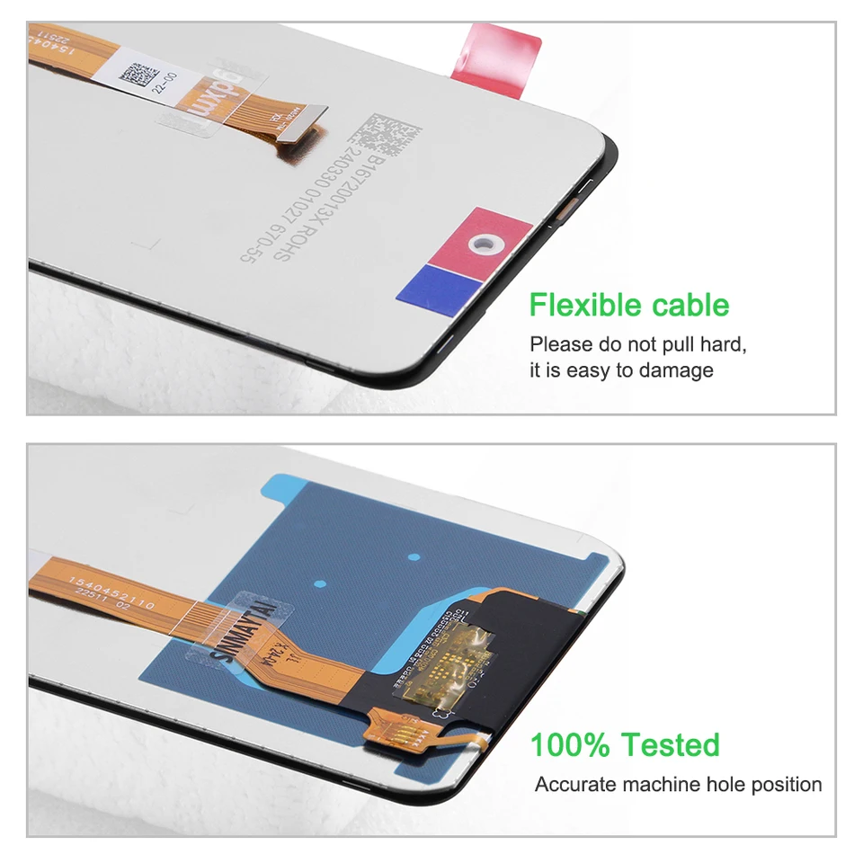 Display LCD Originale Per Oppo A58 4G CPH2577 - Kit Riparazione Schermo Con Touch Digitizer, Non Per 5G - Foto 9