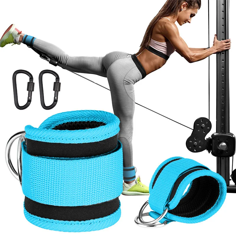 Ankle Support Cuffs and Resistance Bands Set