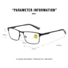 Ahora Men Metal Large Square Computer Reading Glasses Frame Anti Blue Light Presbyopic Eyeglasses Optical Frames 0 +1.0 to +6.0 5