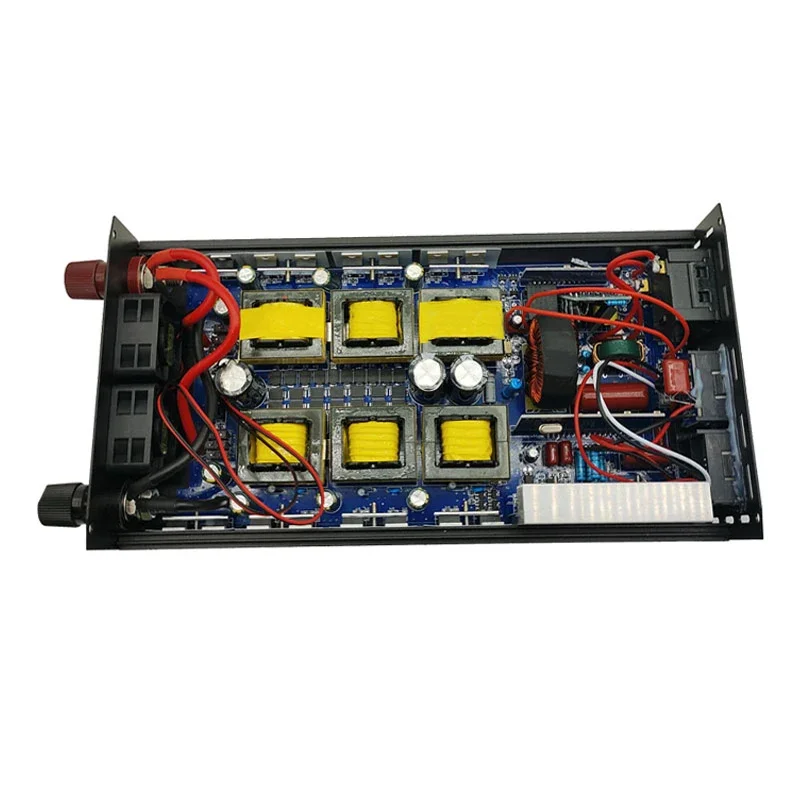 순수 정현파 인버터 최대 출력 4000W DC 12V 24V에서 AC 220V 전압 50/60HZ 전원 공급 태양광 자동차 인버터