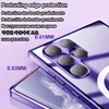 Original Wireless Magnet Plating Cover For Magsafe Case Samsung Galaxy S24 Ultra S21 S23 Fe S22 Plus Full Camera Protection Case 2