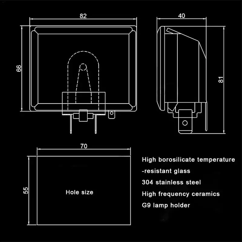 Oven Lamps Microwave Light Bulb Halogen Light Bulb + Lamp Holder The Stove Range Microwave Night Stove Replaces
