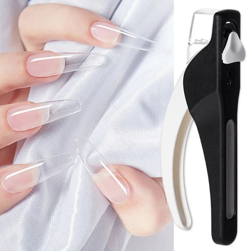 False Nail Art Clipper Anti-splash U-Shaped False Tips Edge Cutters Manicure Stainless Steel Head Professional Nail Art Tools 2