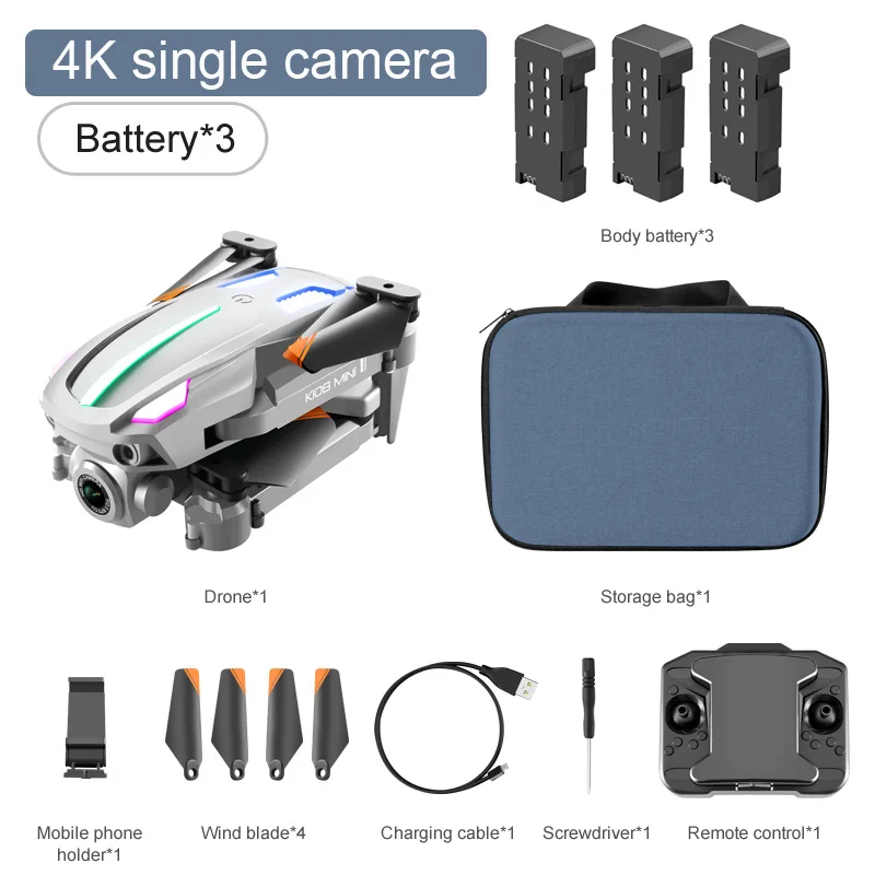 drone 4k K108 Mini Drone 4k HD with Camera Aerial Photography Aircraft Fixed Height Remote Control UAV Quadcopter Men's Fpv Rc Toys small drone with camera Camera Drones