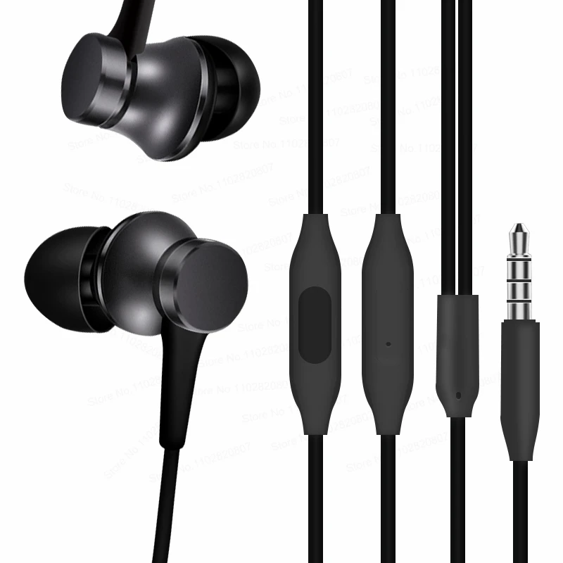 For Xiaomi Piston 3 / 4 Earphone Wired 3.5MM In-ear Sport Headphone Type-C with Mic Headset for Redmi Samsung Google Poco Phone 5