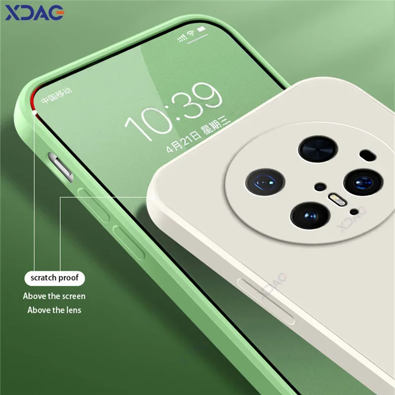 Candy Fashion Soft Square Liquid Silicone Phone Case Cover