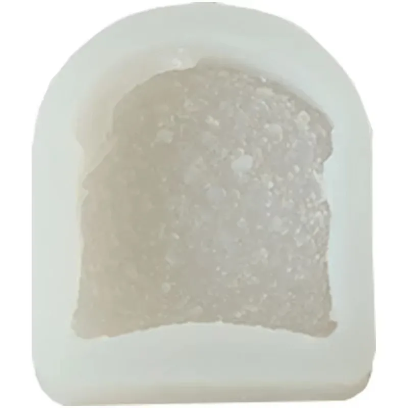 Toast Silicone Mold Bread Mold Simulation Mini Toast Slice Silicone Mold Biscuit Cake Chocolate Aromatherapy Candle Mold